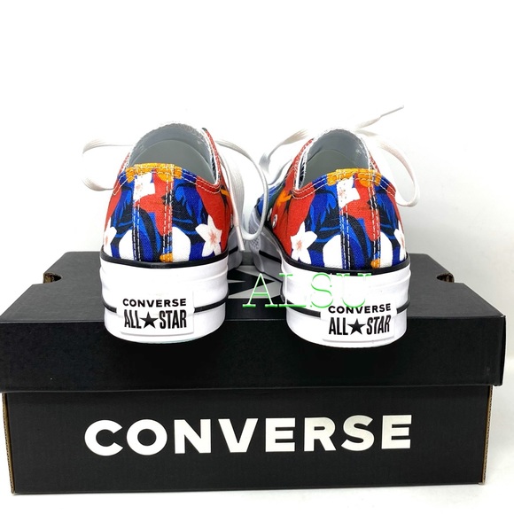 Converse Ctas Lift Low Canvas Totally Blue Women - Picture 2 of 10